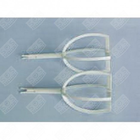 2 WHITE PLASTIC WHISKS FOOD PROCESSOR - KW663929