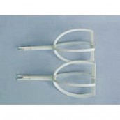 2 white plastic whisks