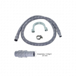 Universal drain hose extension kit (L2500mm, integrated fitting 19-22mm)