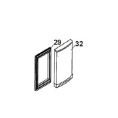 Door seal (Refrigerator section, reference 29)