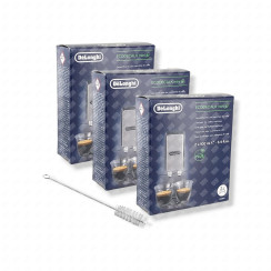 Set of 3 EcoDecalk mini 100ml boxes with cleaning brush