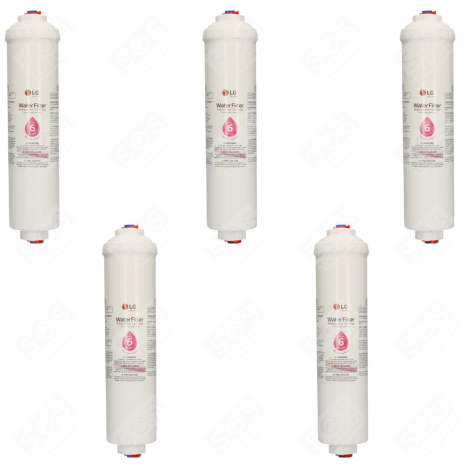 SET OF 5 ORIGINAL WATER FILTERS REFRIGERATOR, FREEZER - ADQ73693901