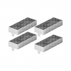 Activated charcoal air filter