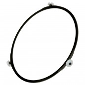 Wheeled turntable support