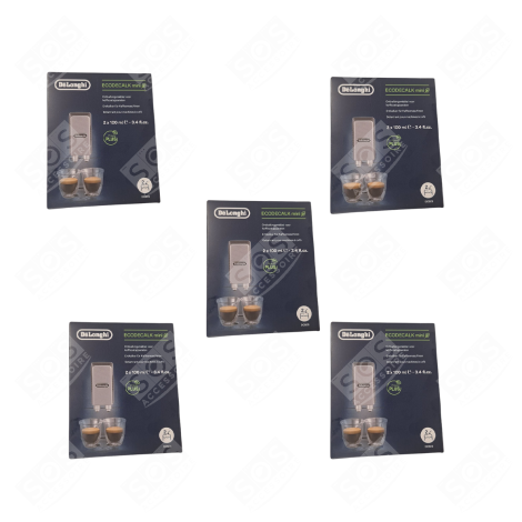 SET OF 5 NATURAL NOKALK DESCALING AGENTS 2X100ML COFFEE MAKER, ESPRESSO - 5513296011