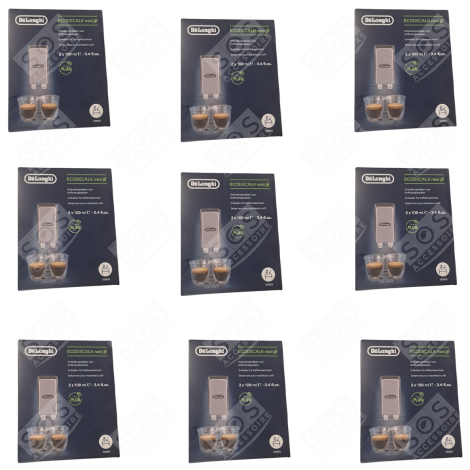 SET OF 9 NATURAL DESCALERS NOKALK 2X100ML COFFEE MAKER, ESPRESSO - 5513296011
