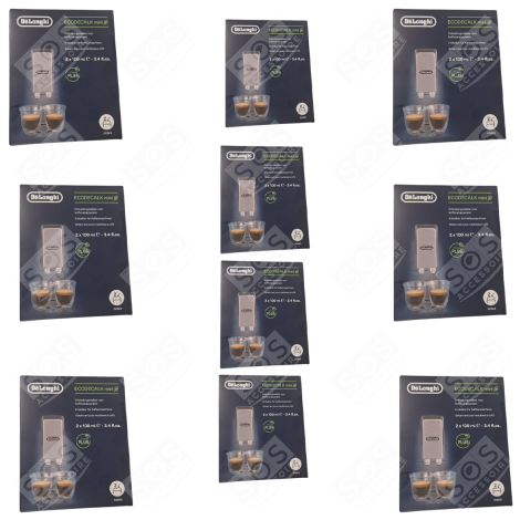 SET OF 10 NATURAL DESCALERS NOKALK 2X100ML COFFEE MAKER, ESPRESSO - 5513296011