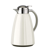 White stainless steel carafe