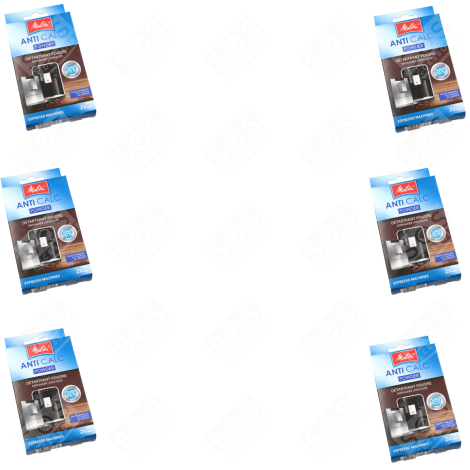 SET OF 6 QUICK DESCALERS (POWDER) BISTRO 2X 40GR COFFEE MAKER, ESPRESSO - 6762512