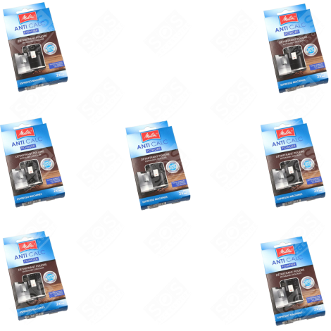 SET OF 7 QUICK DESCALERS (POWDER) BISTRO 2X 40GR COFFEE MAKER, ESPRESSO - 6762512