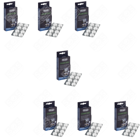 SET OF 7 CLEANING TABLETS COFFEE MAKER, ESPRESSO - AS00002139