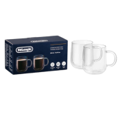 Double-walled glass mugs