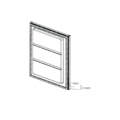 Door (freezer section) reference 119811