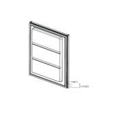 Door (freezer section) reference 119811