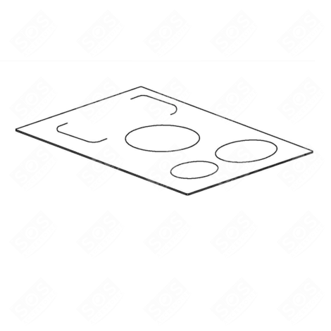 GLASS-CERAMIC TOP ELECTRIC / GAS HOBS - 110265026
