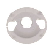 Plastic button support