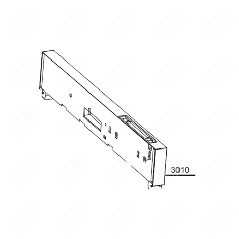 PANEL STRIP (REF. 3010) DISHWASHER - 1780457500