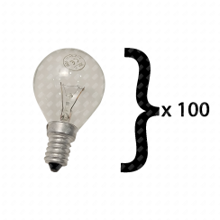Set of 100 E14 40W 300°C bulbs