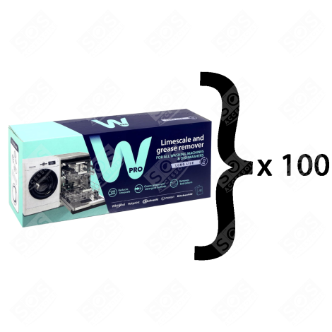 SET OF 100 DESCALING / DEGREASING AGENTS 12 SACHETS ACCESSORIES AND MAINTENANCE  - 484000008801, C00308429