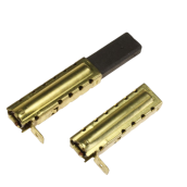 Set of two motor brushes