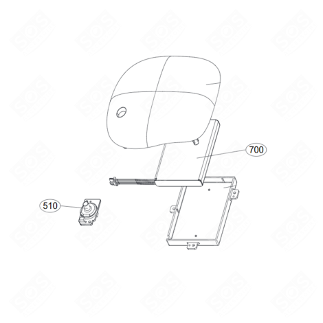 MAIN BOARD (MARK 510) PROJECTOR, OVERHEAD PROJECTOR - EBT63749701, EBT64113201