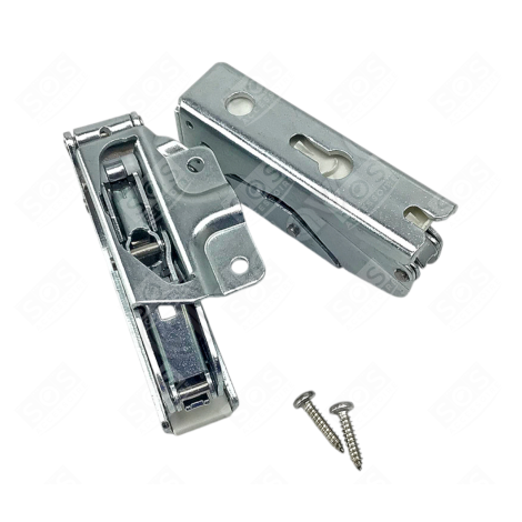 SET OF 2 HINGES (UPPER AND LOWER) REFRIGERATOR, FREEZER - 4350840400, 4350840300