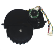 Left wheel with motor