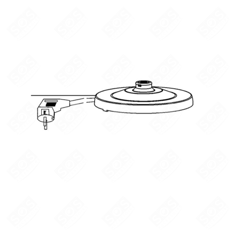 BASE WITH CORD KETTLE, WATER FILTER JUG - SS-201791, SS201791