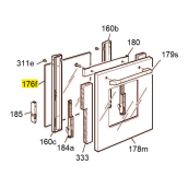 Right Inner Glass (Marker 176F)
