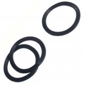 Set of 3 black seals