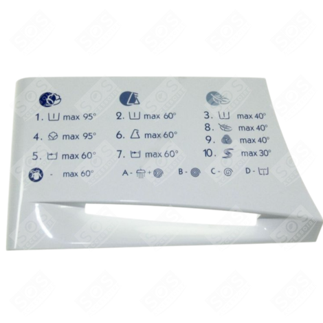 DETERGENT DRAWER FRONT WASHING MACHINES - 481249878534, 481249878451