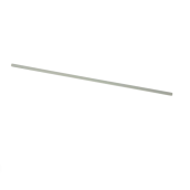 Front trim for glass shelf