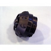 Black cap for aluminum thermos pot