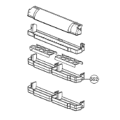 Half-width door shelf (part 552)