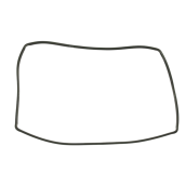 Oven door gasket