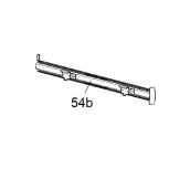 Left telescopic rail (reference 54b)