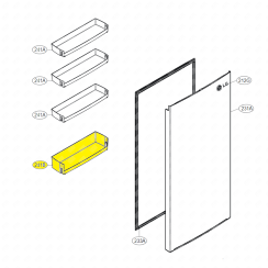 Door shelf (reference 241B)