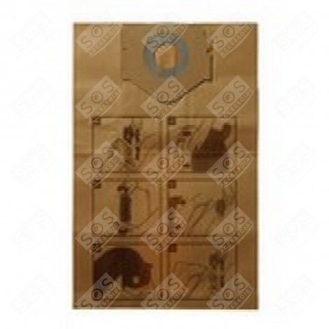 BOX OF 3 PAPER BAGS VACUUM CLEANER  - 09200172