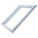 TOP GLASS SHELF FRAME (255 8) REFRIGERATOR, FREEZER - 481241828361, 481245088457