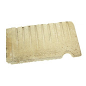 Upper left refractory brick
