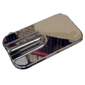 Chrome-plated coffee outlet cover