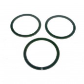 Pack of 3 blade base seals (grey)