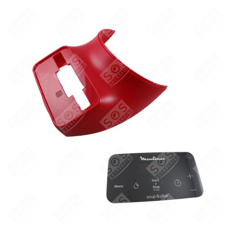 CADRAN ROUGE AVEC ÉTIQUETTE À BOUTONS FOOD PROCESSOR - SS-1530000925, SS1530000925