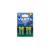 Set of 4 rechargeable NIMH AA LR06 batteries