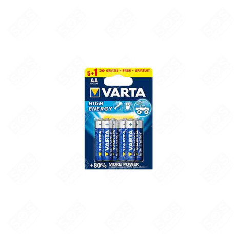 SET OF 6 AA LR06 ALKALINE BATTERIES ACCESSORIES AND MAINTENANCE  - 4906121496