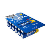 Set of 12 AA LR06 alkaline batteries