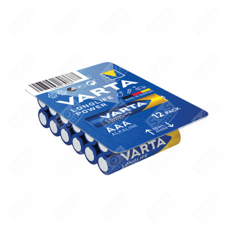 PACK OF 12 AAA ALKALINE BATTERIES LR03 ACCESSORIES AND MAINTENANCE  - 4903301112