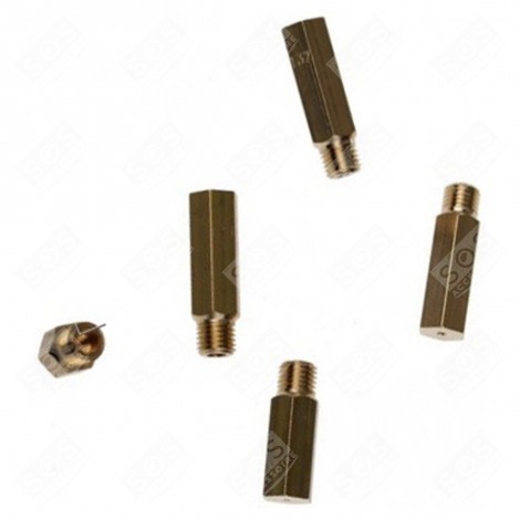 NATURAL GAS INJECTOR SET GAS / ELECTRIC OVENS - 74X0538