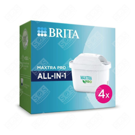 ORIGINAL SET OF 4 MAXTRA PRO ALL IN ONE FILTERS KETTLE, WATER FILTER JUG - 1050415