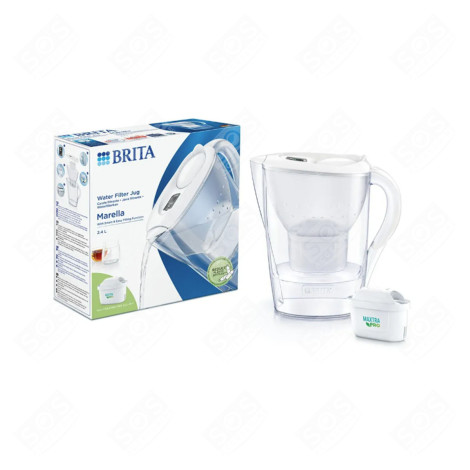 WHITE FILTERING JUG MARELLA ME4W MXPRO KETTLE, WATER FILTER JUG - 1051118